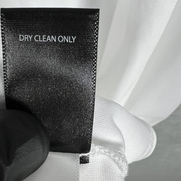 Torrid Womens 5X Button Up Long Sleeve Midi Challis White Dress Cottagecore Boho - Picture 15 of 16